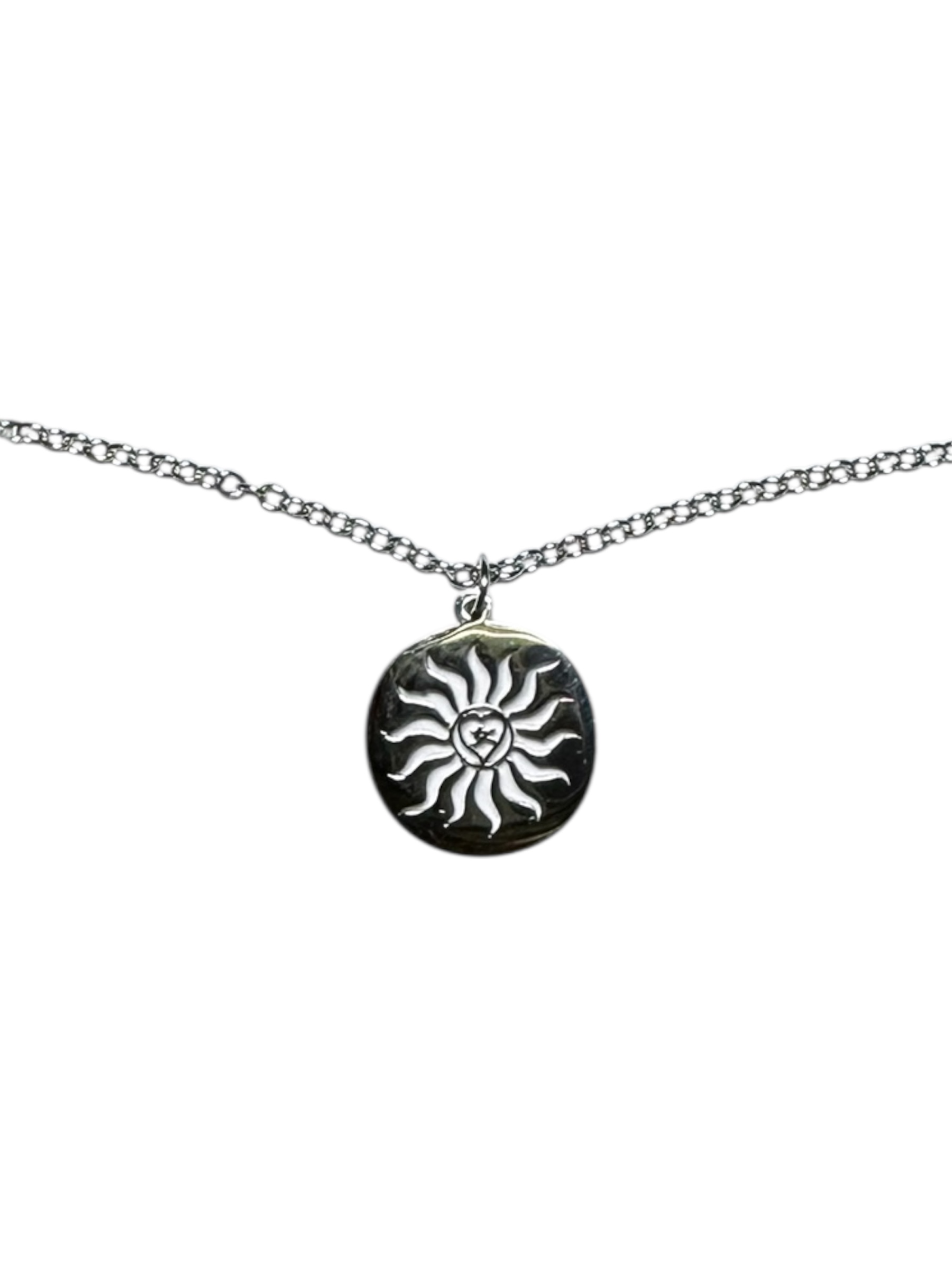SUN STEEL NECKLACE