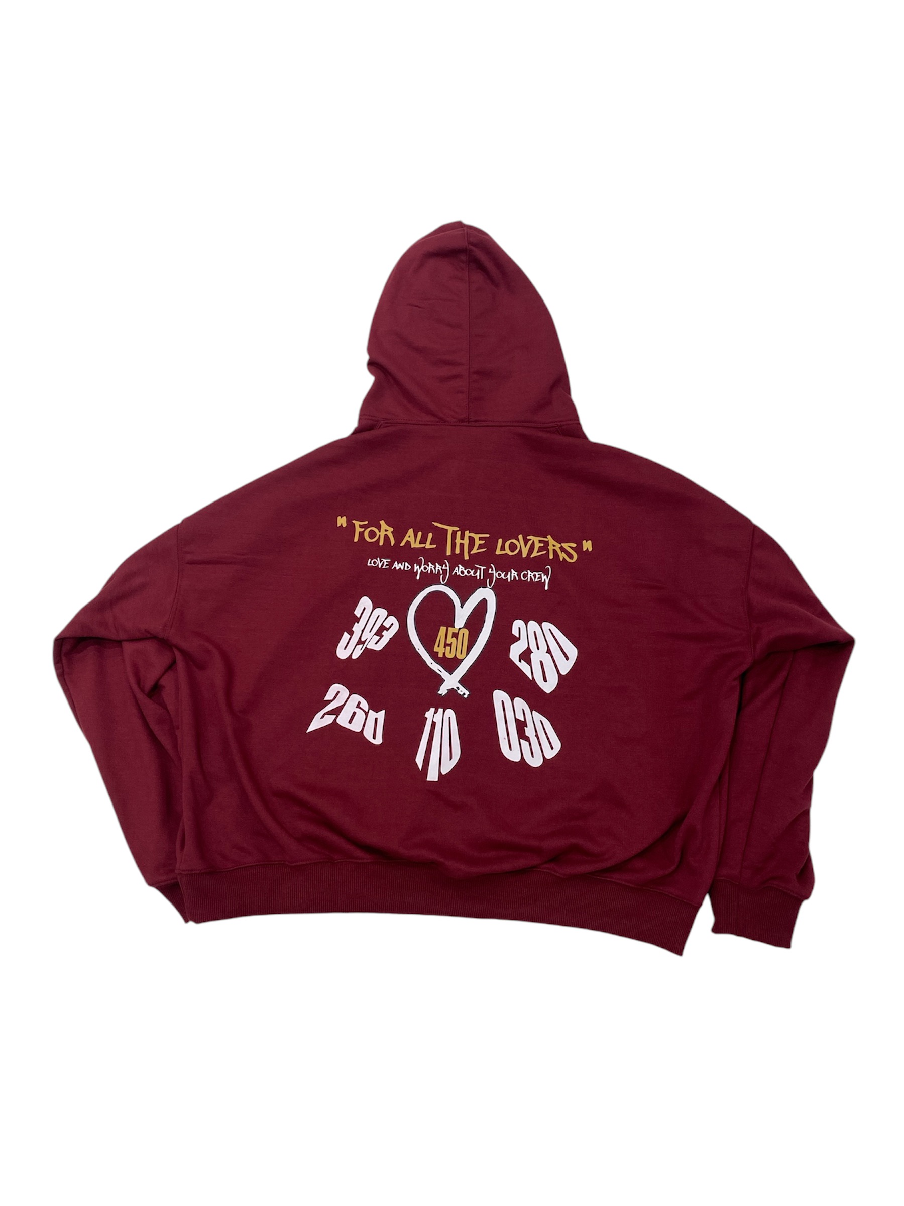 POST CODE CROP HOODIE