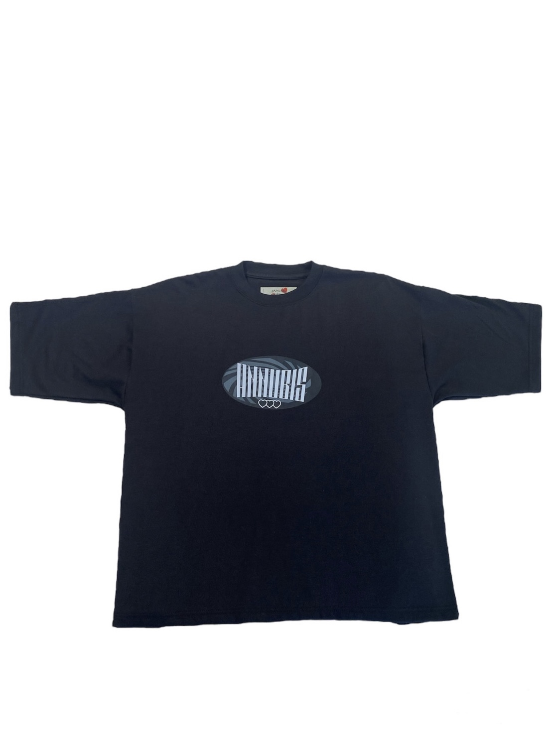 OVAL BLACK BOXY TEE