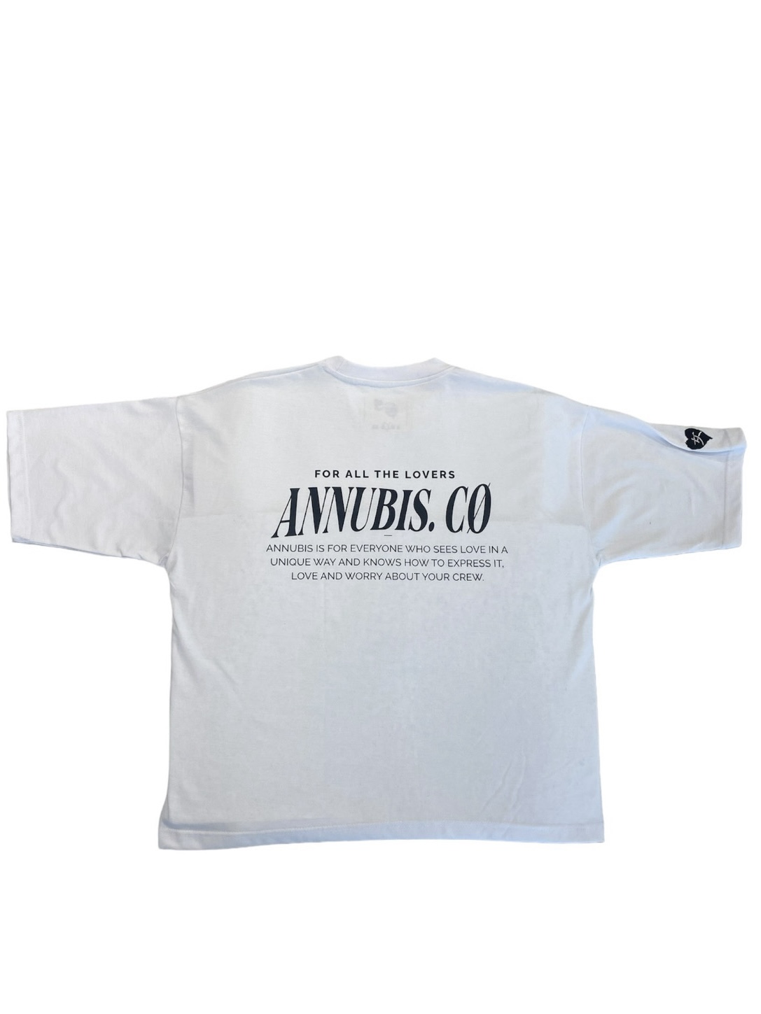 OVAL WHITE BOXY TEE